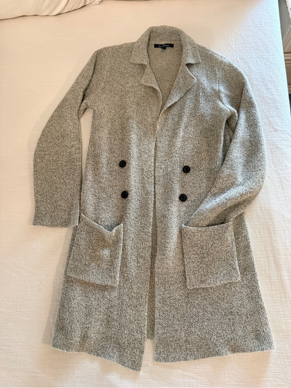 Glick’s Love Tree Neutral Beige Textured Knit Sweater